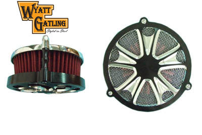 HARLEY Wyatt Gatling EFI Air Cleaner Assembly Black fits 2008-2013 FLT,