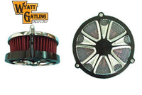 HARLEY Wyatt Gatling EFI Air Cleaner Assembly Black fits 2008-2013 FLT,