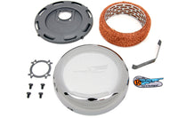 HARLEY 7-Zoll-Linkert-Bird-J-Slot-Luftfilterbaugruppe Chrom Passend für 1941-1952 W, 1936-1957 G,