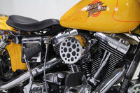 HARLEY Chrom Wyatt Gatling Luftfilter-Baugruppe passend für 1993-2015 FXST, 1993-2015 FLST, 1993-2017