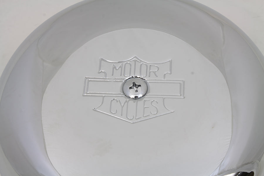 HARLEY 7 Zoll Runder Luftfilter Chrom Passend für 1971-1987 XL, 1971-1992 FX, 1971-1992 FL,