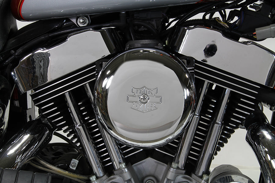 HARLEY 7 Zoll runder Luftfilter Chrom Passend für 1990-2015 FXST, 1990-2015 FLST, 1990-2007 FLT, 199