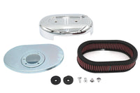 HARLEY Oval Luftfiltergehäuse passend für 1990-2007 FLT, 1990-2015 FXST, 1990-2015 FLST, 1991-2017