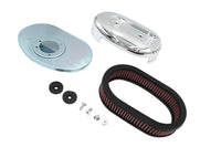 HARLEY Oval Luftfiltergehäuse passend für 1990-2007 FLT, 1990-2015 FXST, 1990-2015 FLST, 1991-2017