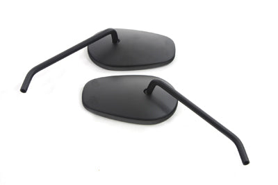 HARLEY Sidewinder Mirror Set with Round Stems Black fits 0-  All, models for left and right side application