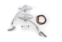 HARLEY Diamond Shape Spiegel Set mit Billet Stielen Passend für 0- Alle, Modelle für linke und rechte Anwendung