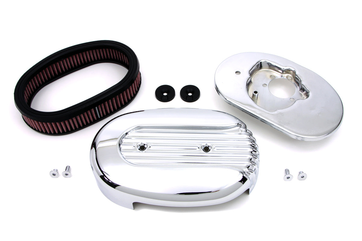 HARLEY Ovaler Luftfilter Kit passend für 1971-1986 XL,