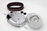 HARLEY Ovaler Luftfilter Kit passend für 1971-1986 XL,