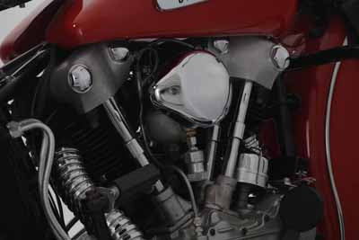 HARLEY Teardrop-Vergaserabdeckung, passend für FL 1941–1965, W 1941–1952