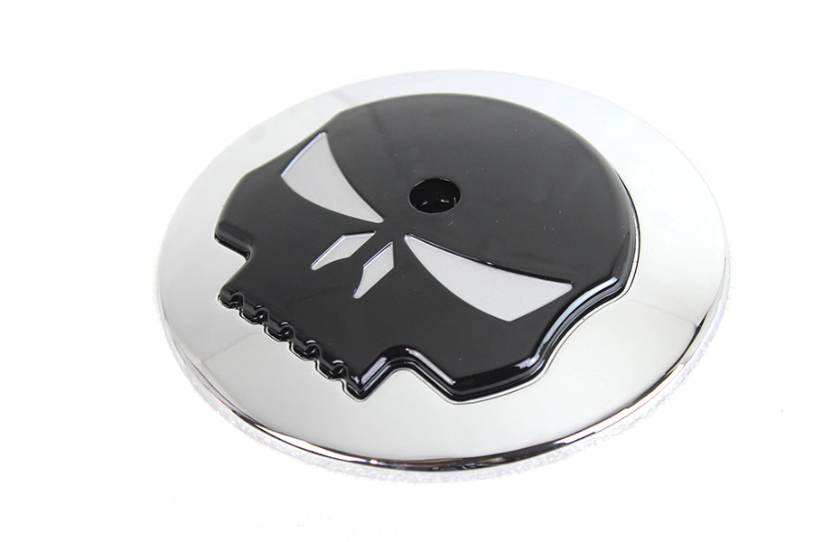 HARLEY Wyatt Gatling Skull Air Cleaner Cover Insert fits 1999-2013 FLT,  2000-2015 FXST,  1999-2008 FXD,  2000-2015 FLST,