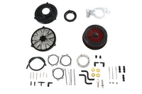HARLEY Extreme Billet Luftfilter Kit Heathen Style Schwarz Passend für 1999-2017 FXD,   1999-2007 FLT,   199