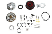 HARLEY Extreme Billet Luftfilter Kit Luxe Style Chrom Passt 1999-2017 FXD,   1999-2007 FLT,   1999-