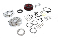 HARLEY Extreme Billet Luftfilter-Kit Torque Style Chrom Passend für 1999-2017 FLT, 1999-2007 FLT, 199