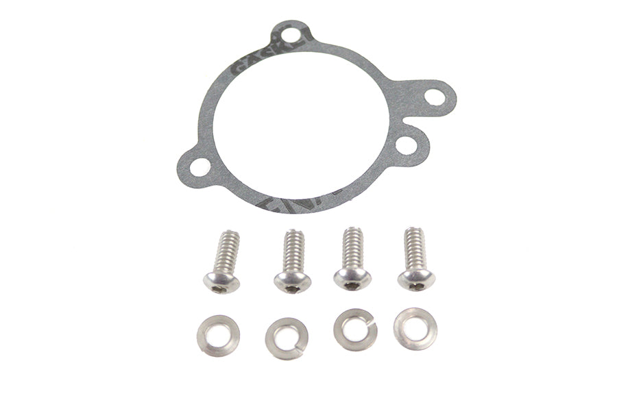 HARLEY Shorty Luftfilterhalterung Kit Edelstahl Passend 0-  Custom, Anwendung für Super E"