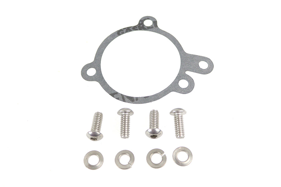 HARLEY Shorty Luftfilterhalterung Kit Edelstahl Passend 0-  Custom, Anwendung für Super E"