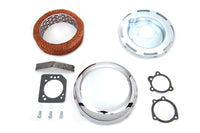 HARLEY 7 inch Round Air Cleaner Assembly Chrome Fits 1972-1984 FL,   1972-1984 FX,   1972-1984 FX,