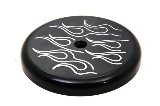 HARLEY Black Ball Milled Air Cleaner Cover Fits 0-  Custom, application