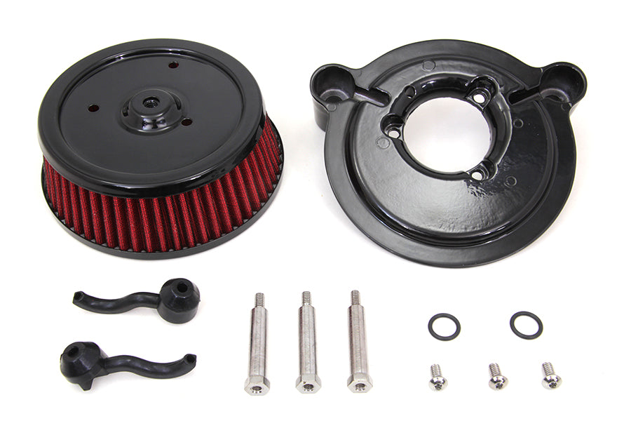 HARLEY Air Cleaner and Backing Plate Fits 2004-2007 FXD,   2001-2015 FXST,   2001-2015 FLST,   2002-