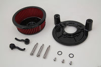 HARLEY Air Cleaner and Backing Plate Fits 2004-2007 FXD,   2001-2015 FXST,   2001-2015 FLST,   2002-