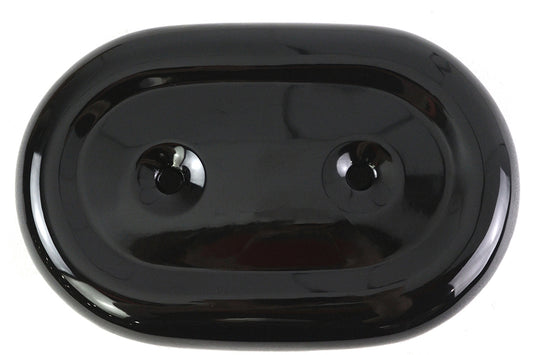 HARLEY Ovaler Luftfilterdeckel Schwarz Passend für 1971-1984 FL, 1971-1984 FX, 1984-1989 FXST, 1986-1989