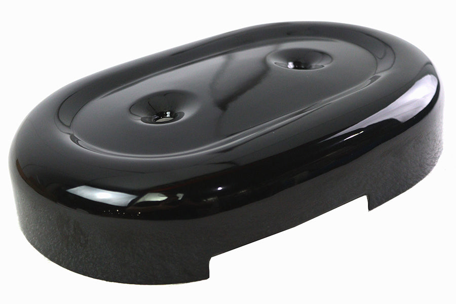 HARLEY Oval Air Cleaner Cover Black Fits 1971-1984 FL,   1971-1984 FX,   1984-1989 FXST,   1986-1989