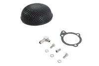 HARLEY Wyatt Gatling Round Mesh Air Cleaner Black fits 0-  Custom,