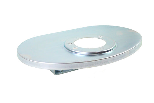 HARLEY Shorty Oval Luftfilter-Grundplatte Passend 0-  Custom, Anwendung