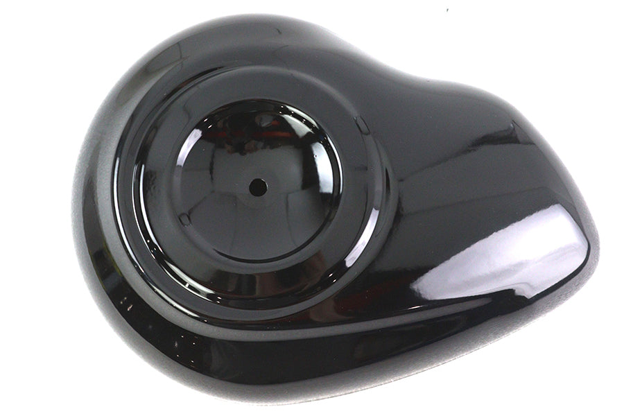 HARLEY 8 Zoll Teardrop Luftfilterdeckel Schwarz Passend für 2008-2017 FXD, 2008-2017 FXST, 2008-2017 FLS