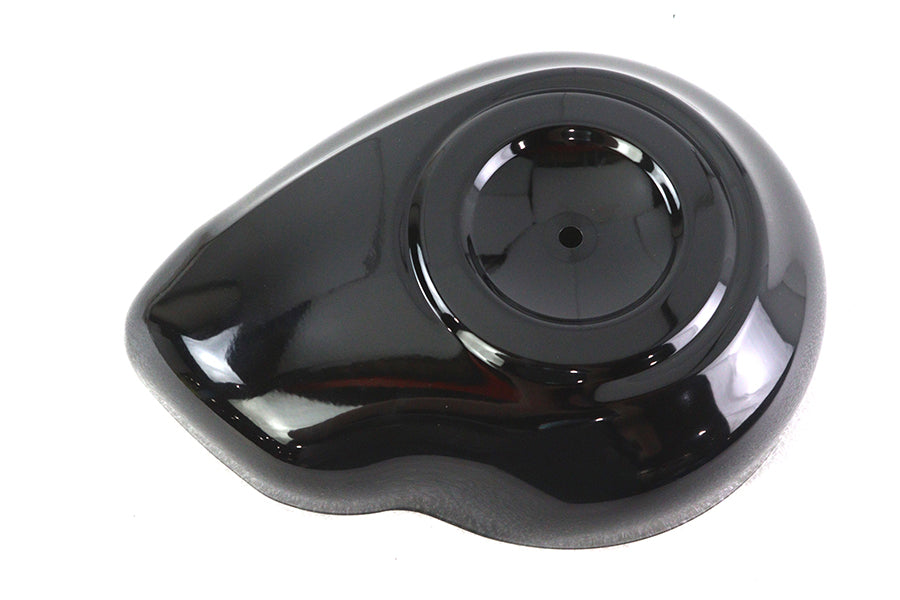 HARLEY 8 Zoll Teardrop Luftfilterdeckel Schwarz Passend für 2008-2017 FXD, 2008-2017 FXST, 2008-2017 FLS