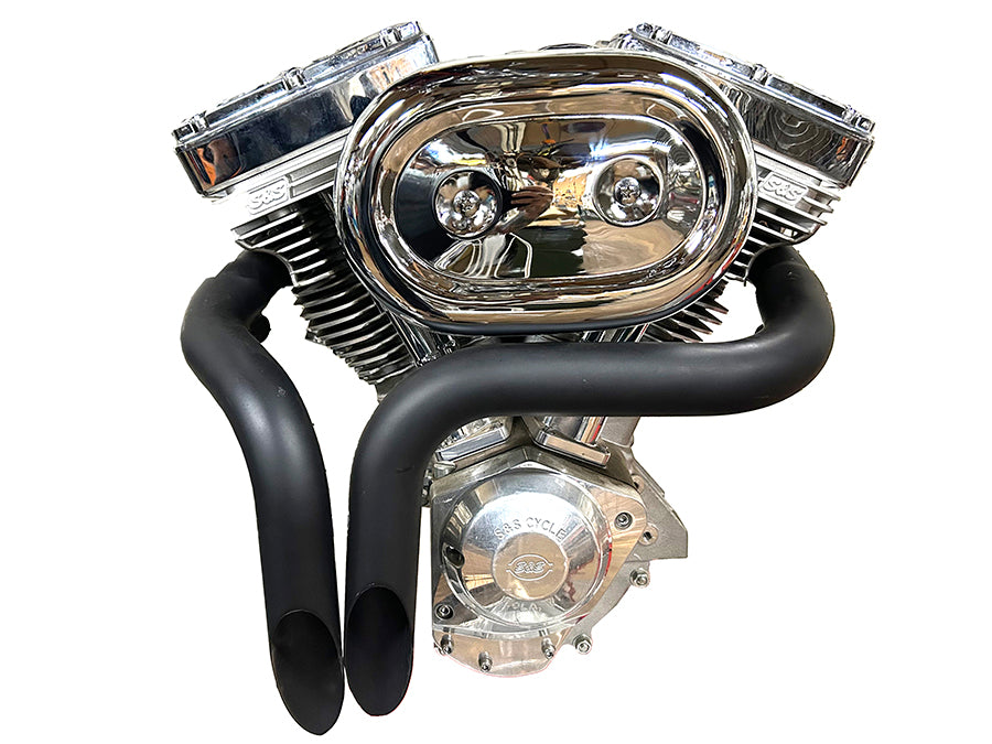 HARLEY Ovaler Luftfilter Chrom Passend für 0-  Custom, Anwendung für S&S und OKO 1-7/8 Shorty Ca
