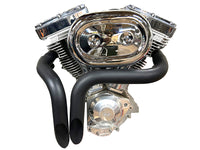 HARLEY Ovaler Luftfilter Chrom Passend für 0-  Custom, Anwendung für S&S und OKO 1-7/8 Shorty Ca