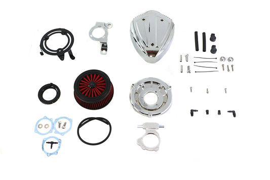 HARLEY Siren Air Cleaner Assembly Chrome fits 1984-1999 FXST,   1984-1999 FLST,   1984-1999 FLT,   1984-1999 FXD,   1984-1994 FXR,