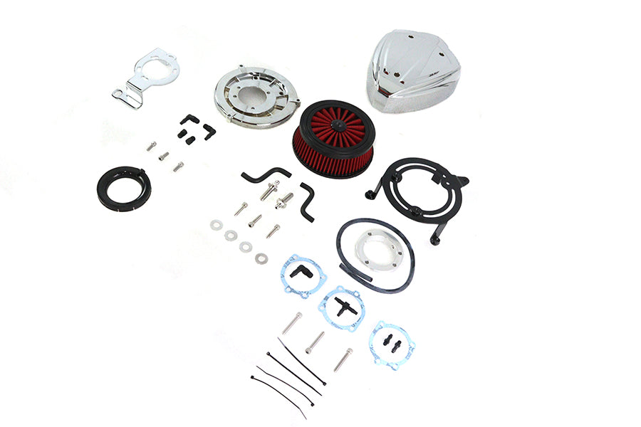 HARLEY Siren Air Cleaner Assembly Chrome fits 1999-2008 FXST,   1999-2008 FLST,   1998-2008 FXD,   1999-2007 FLT,