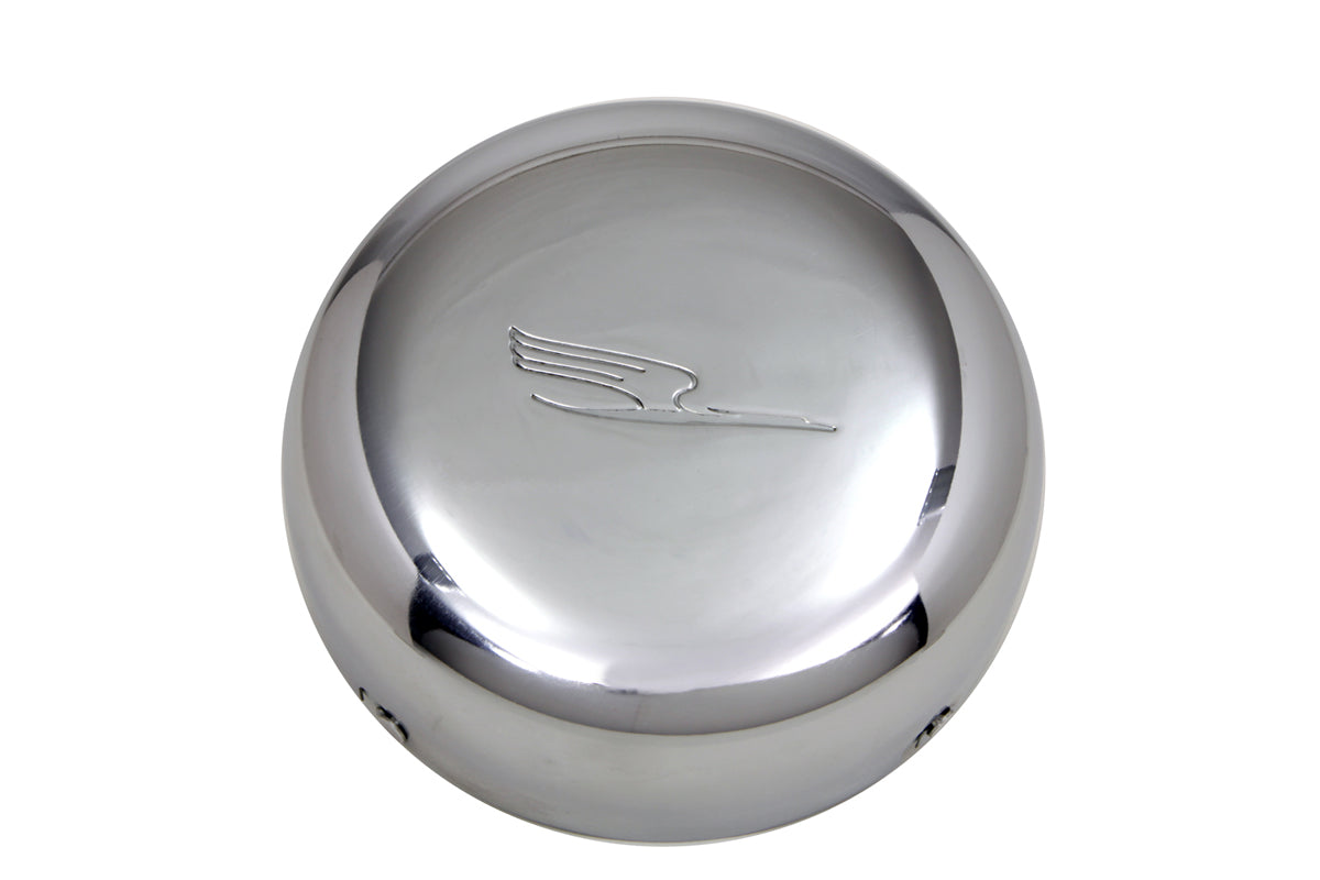 HARLEY 7 Zoll Linkert Bird J-Slot Style Luftfilter Baugruppe Chrom Passend für 1941-1952 W, 1936-1957 G,
