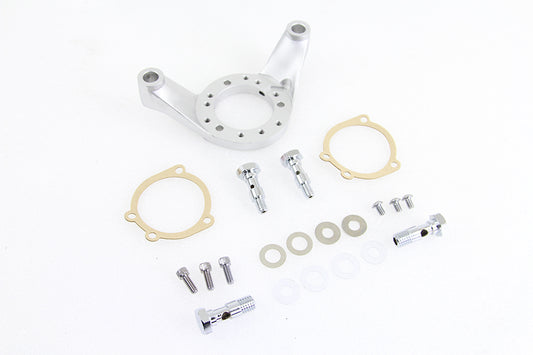 HARLEY Luftfilterhalterungssatz Satiniertes Nickel Passend für 1986-1999 FXST, 1984-1999 FLST, 1999-2006 FL,
