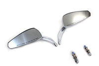 HARLEY Chrom Tribal Teardrop Spiegel mit Billet-Stielen Passend für Modelle ab 1982, links und rechts