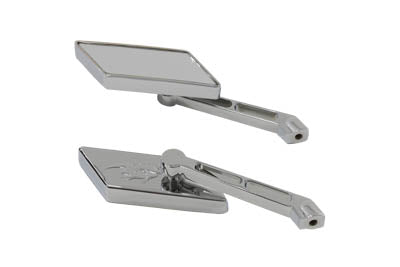 HARLEY Parallelogram-Spiegel-Set Chrom passend für alle Modelle ab 1965, für links und rechts