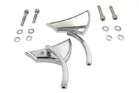 HARLEY Axe Style Mirror Set Fits All 1965-UP, models for left and right side application
