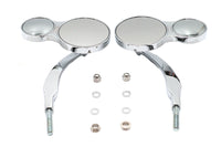 HARLEY Split Vision runder Spiegel-Set passend für alle Modelle ab 1965, zur Montage links und rechts
