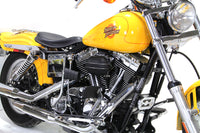 HARLEY Black Wyatt Gatling Luftfilter-Baugruppe passend für 1993-2007 FXST, 1993-2007 FXD,
