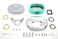 HARLEY Chrom Wyatt Gatling Luftfilterbaugruppe passt für 1993–2007 FXST, 1993–2007 FXD,