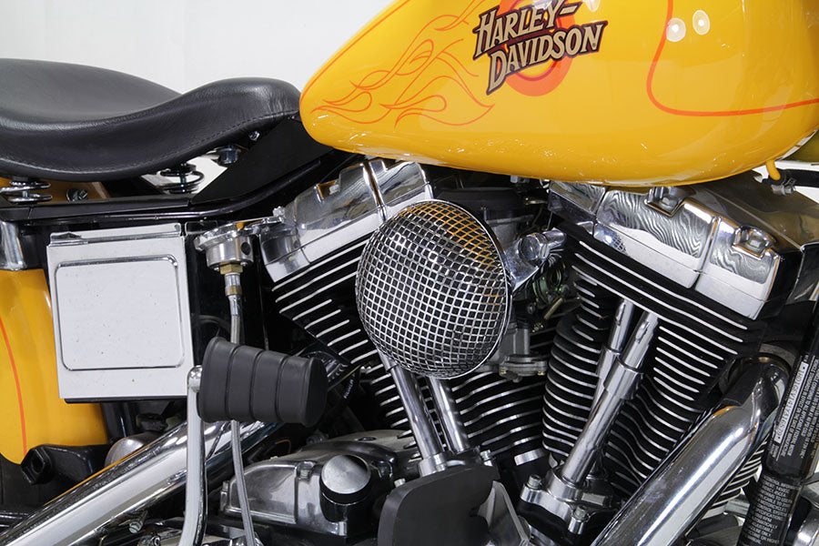 HARLEY Chrom Wyatt Gatling Luftfilterbaugruppe passend für 1993-2007 FXST, 1993-2007 FXD,