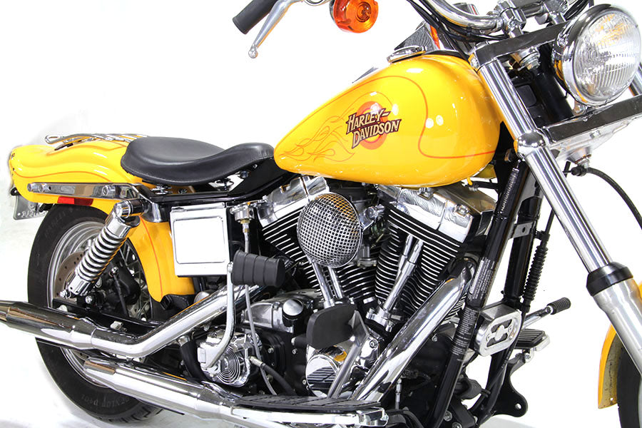 HARLEY Chrom Wyatt Gatling Luftfilterbaugruppe passend für 1993-2007 FXST, 1993-2007 FXD,
