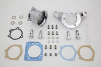 HARLEY Chrom Wyatt Gatling Velocity Stack Baugruppe passend für 1993-2007 FXST, 1993-2007 FXD,