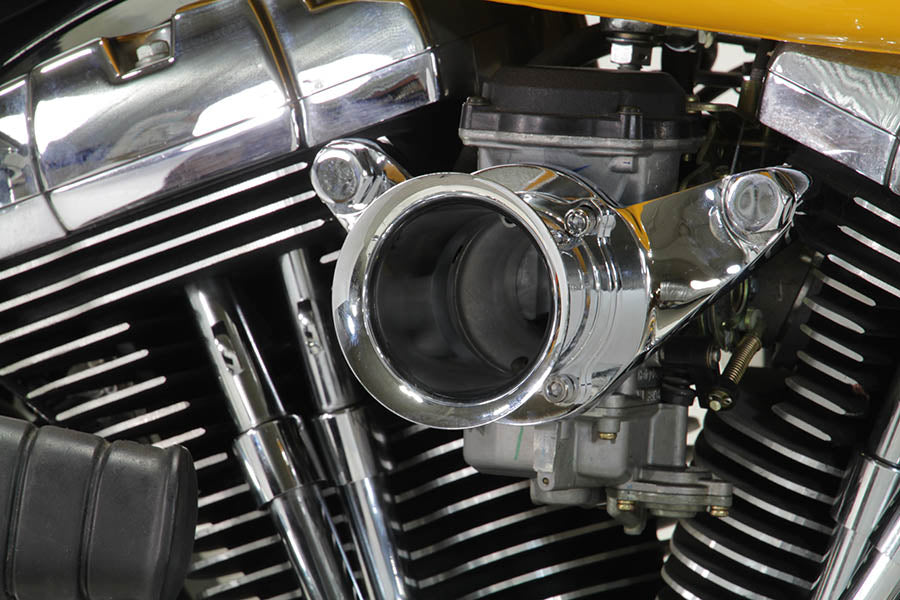 HARLEY Chrom Wyatt Gatling Velocity Stack Baugruppe passend für 1993-2007 FXST, 1993-2007 FXD,