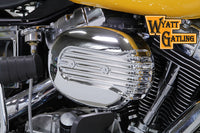 HARLEY Chrom Wyatt Gatling Luftfilter-Baugruppe passend für 1993-2007 FXST, 1993-2007 FXD,