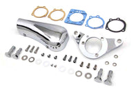 HARLEY Chrom Wyatt Gatling Luftfilter-Schnorchel-Baugruppe passend für 1993-2007 FXST, 1993-2007 FXD,