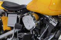 HARLEY Chrom Wyatt Gatling Luftfilter-Baugruppe passend für 1993-2007 FXST, 1993-2007 FXD,