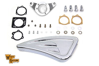 HARLEY Chrom Wyatt Gatling Luftfiltergehäuse passt für 1993-2007 FXST, 1993-2007 FXD,