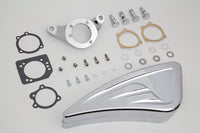 HARLEY Chrom Wyatt Gatling Luftfiltergehäuse passt für 1993-2007 FXST, 1993-2007 FXD,